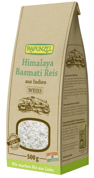 Himalaya-Basmatireis, weiß