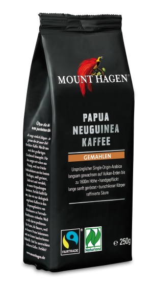 Kaffee Papua Neuguinea, gemahlen, Fairtrade