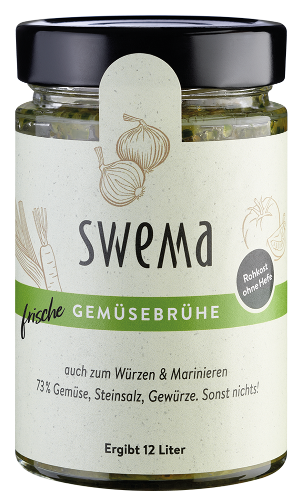 Frische Gemüsebrühe, roh, hefefrei