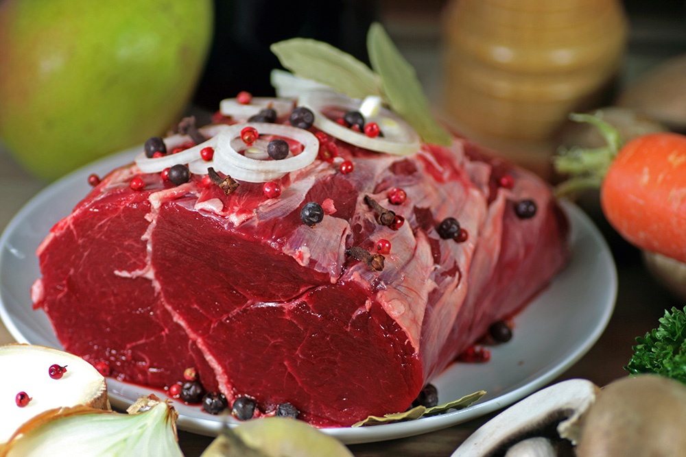 Steakfleisch von der Rehkeule