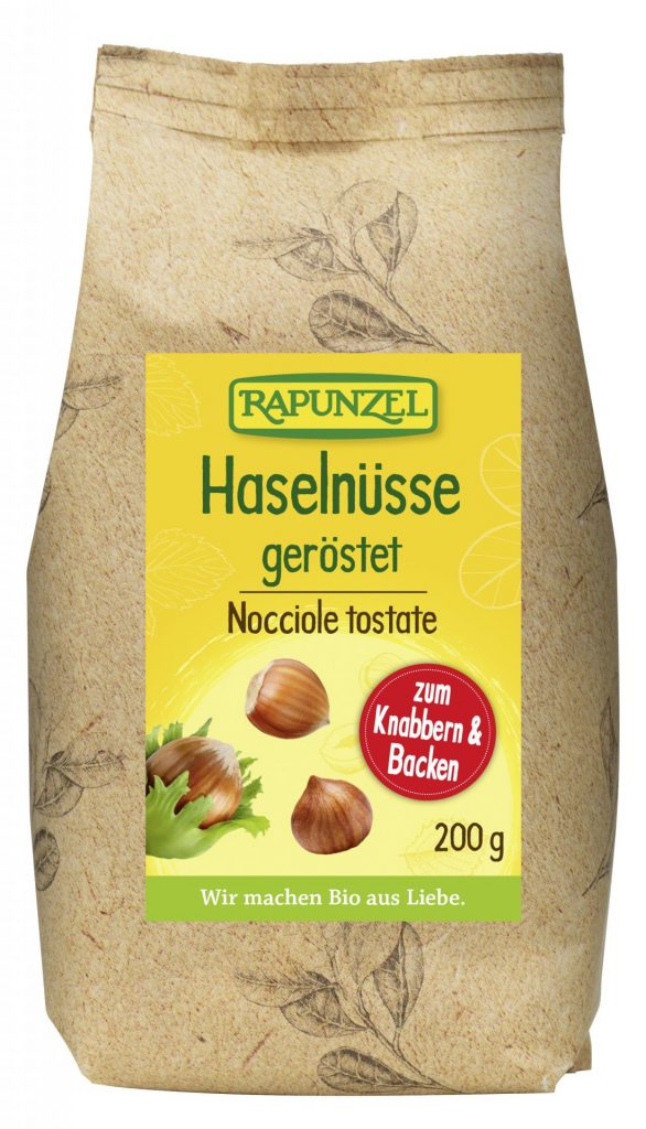 Haselnusskerne geröstet