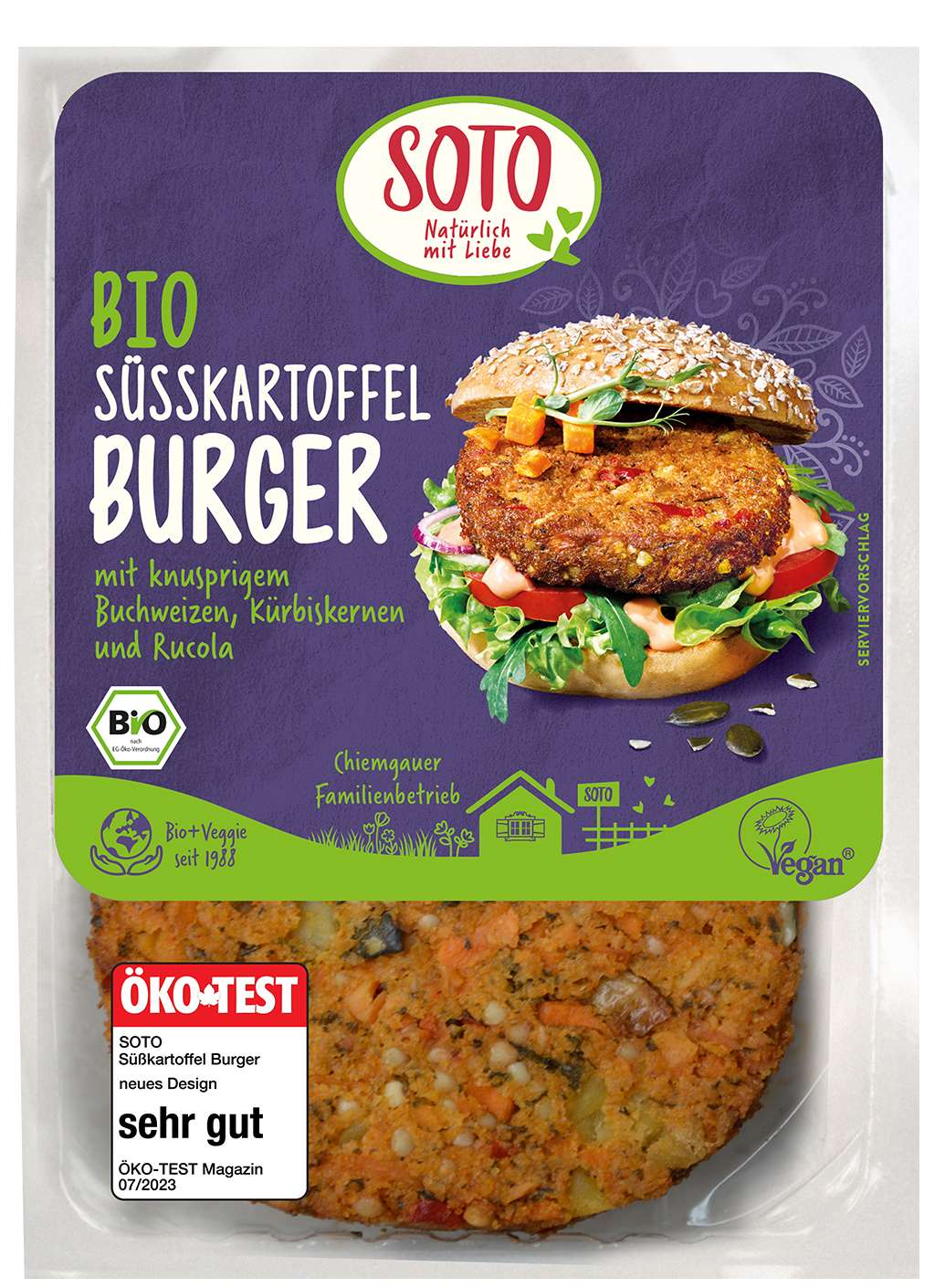 Süßkartoffel-Burger