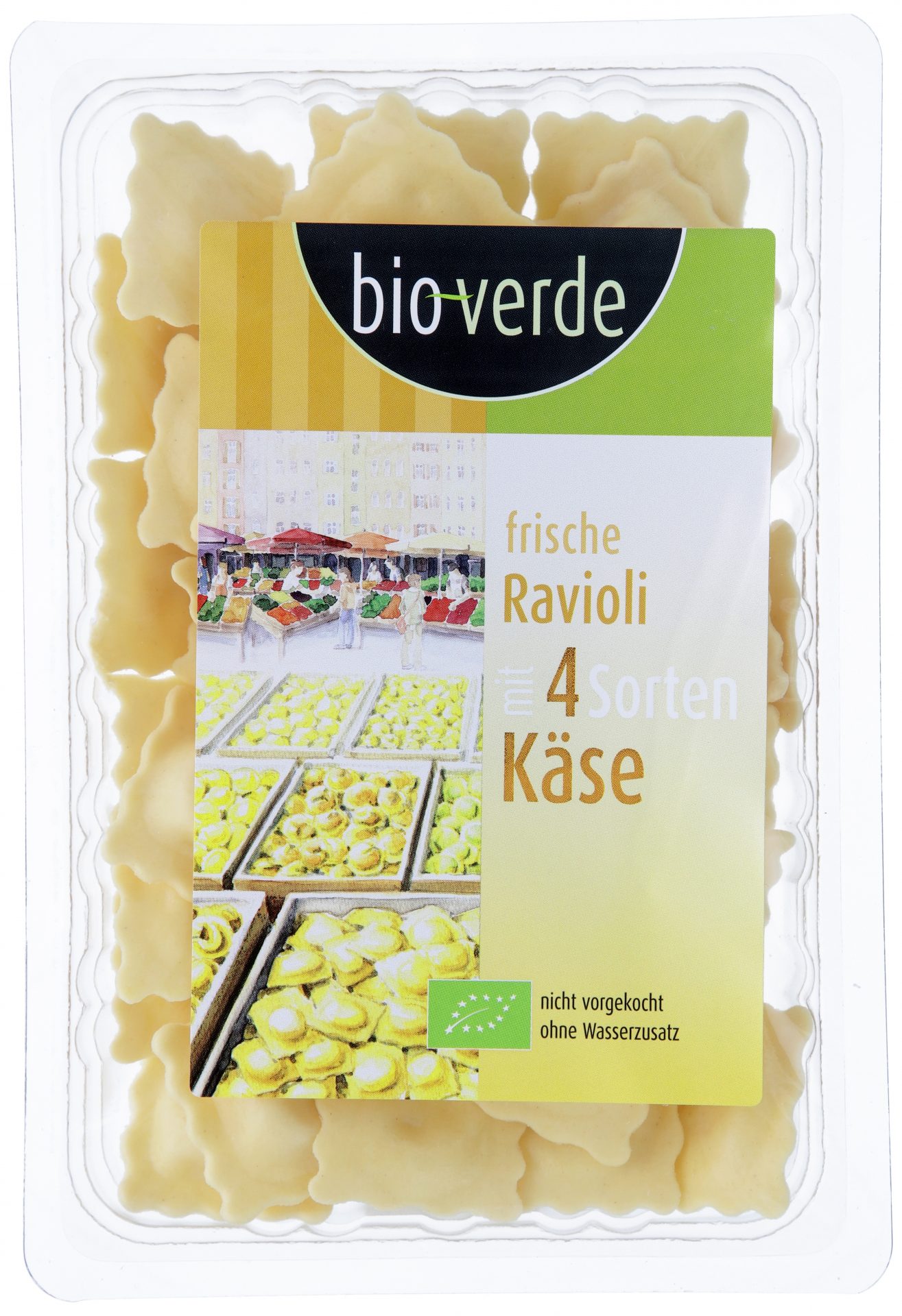 Frische Ravioli mit 4 Sorten Käse