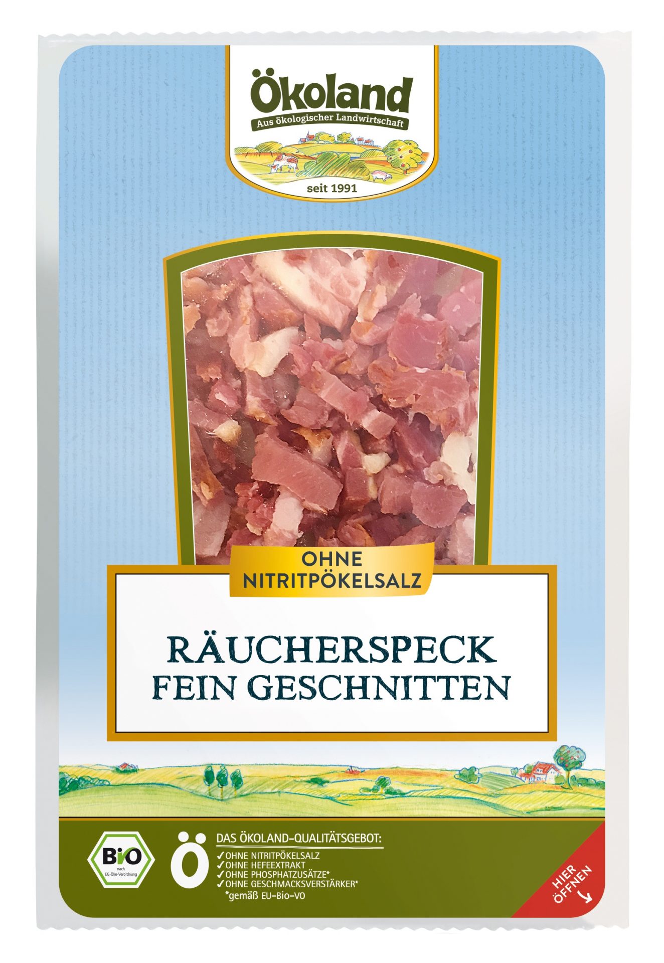 Räucherspeck fein geschnitten