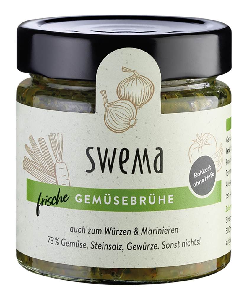 Frische Gemüsebrühe, roh, hefefrei