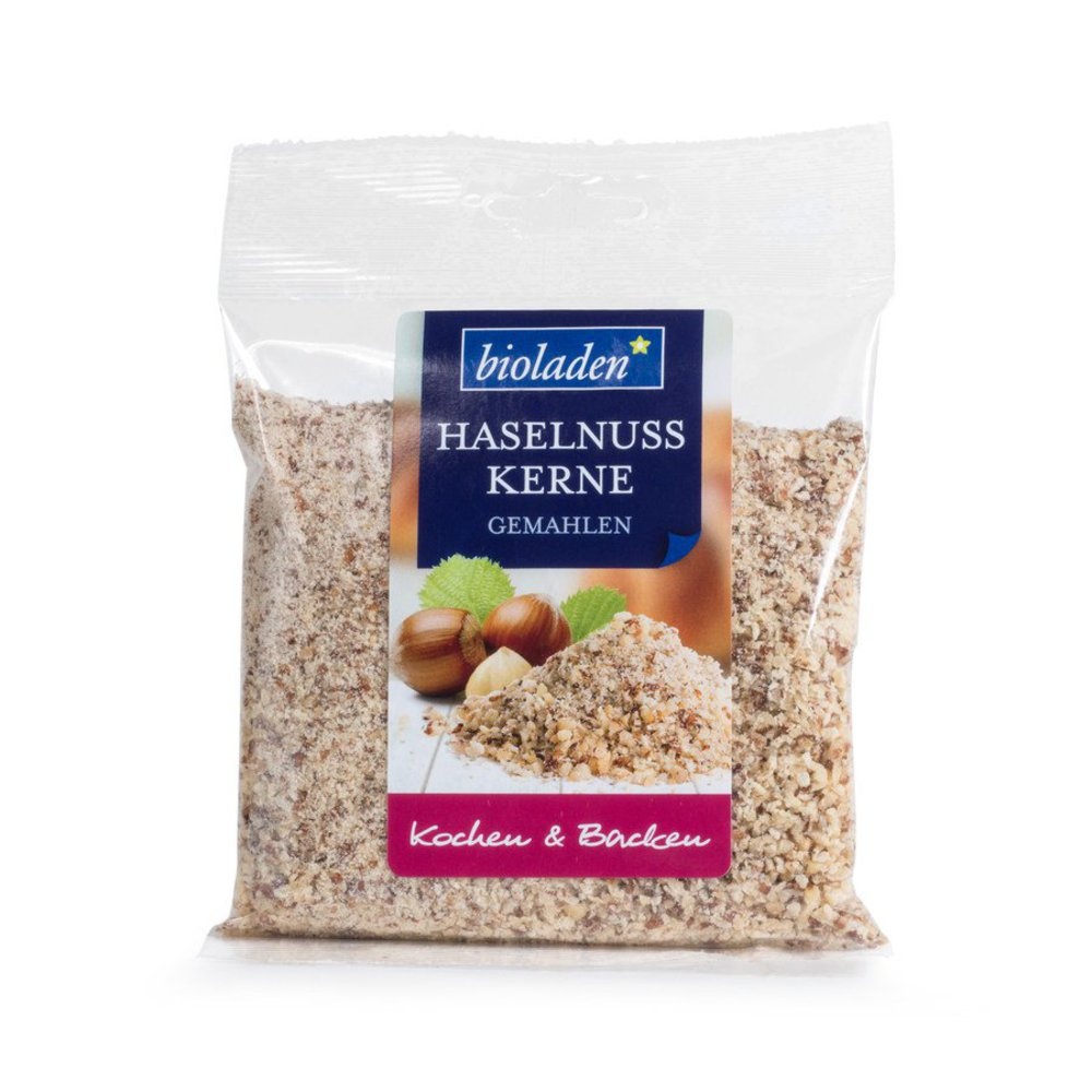 Haselnusskerne gemahlen