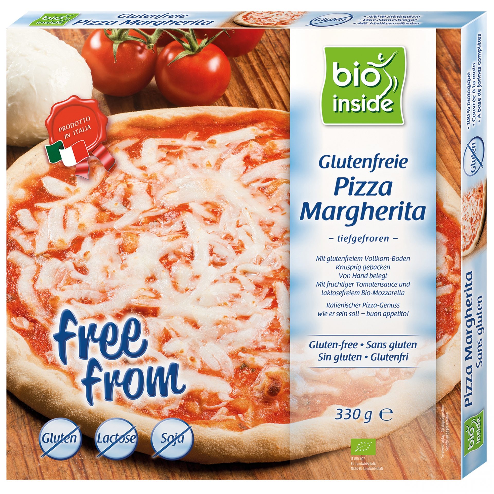 Pizza Margherita Glutenfrei