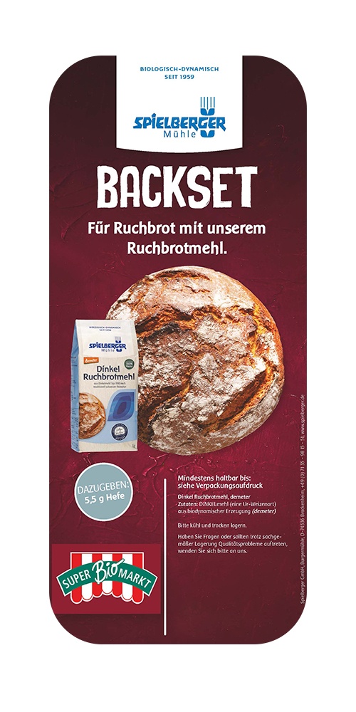 Backset Dinkel Ruchbrotmehl