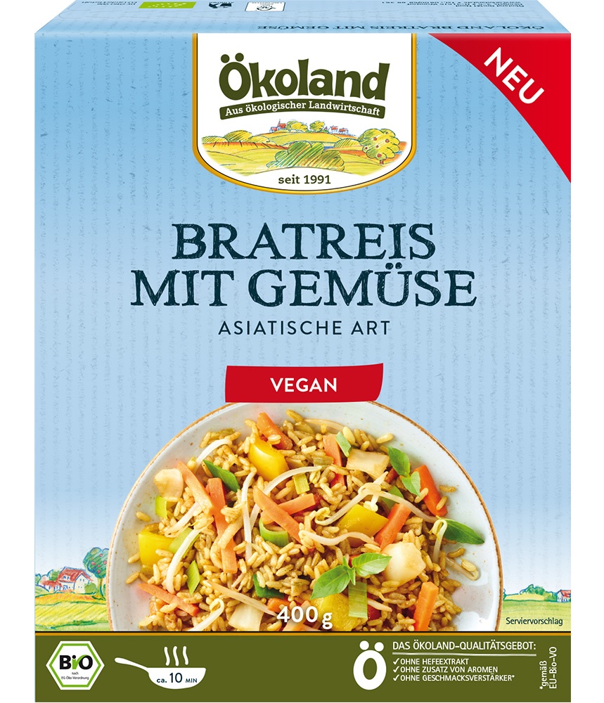 Bratreis mit Gemüse