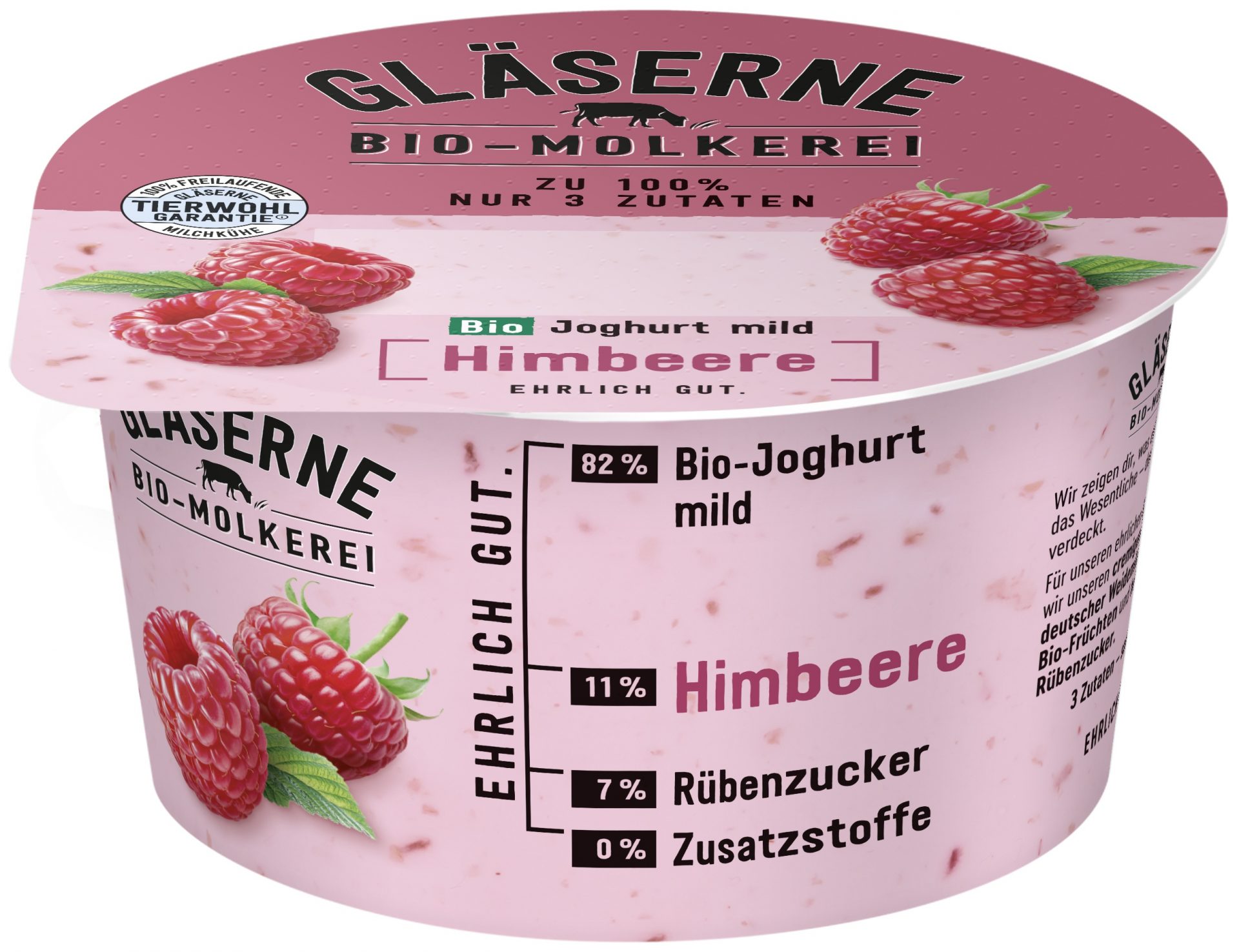 Joghurt pur Himbeere