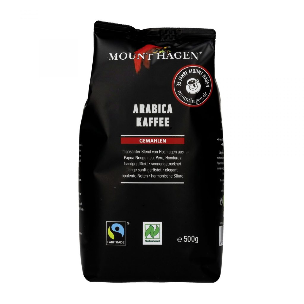 Kaffee Arabica, gemahlen, Fairtrade