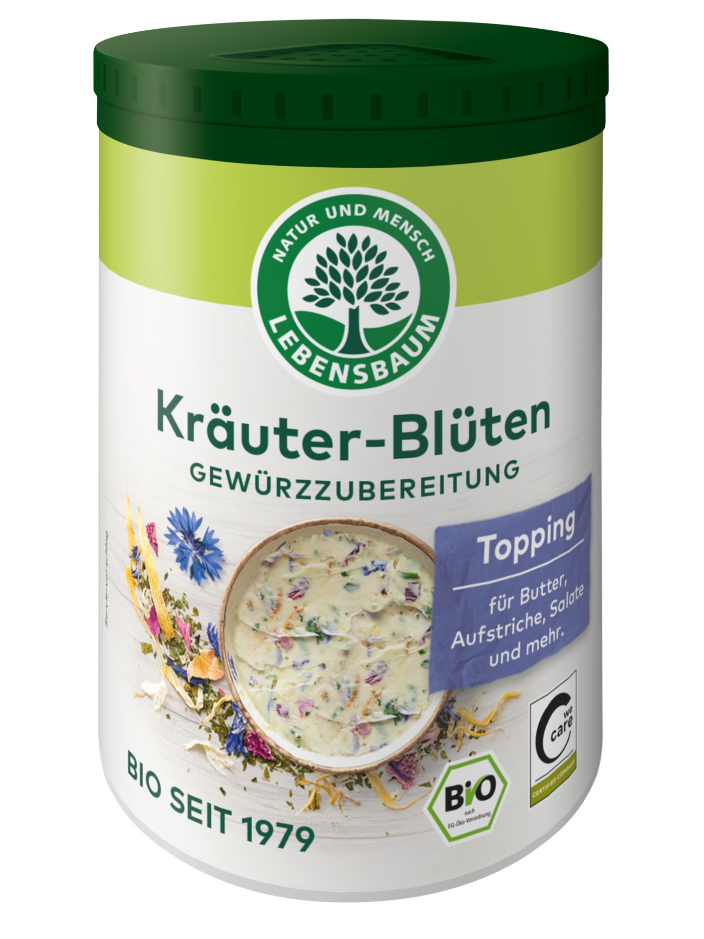 Kräuter-Blüten-Topping