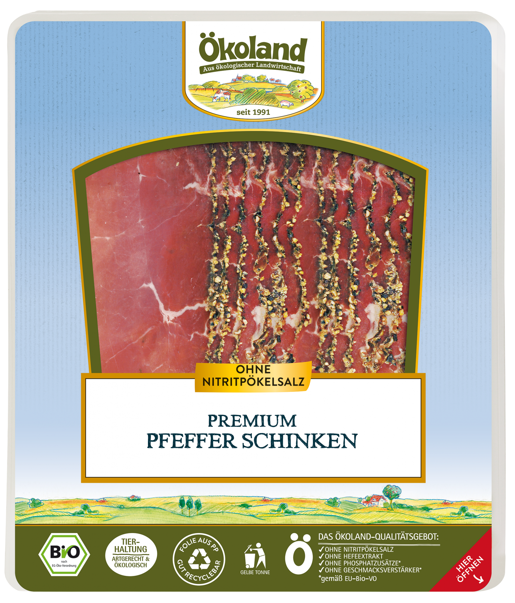 Bio-Premium Pfefferschinken