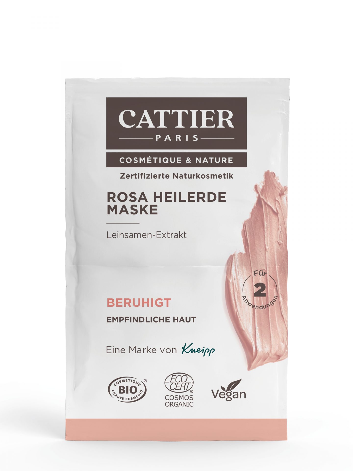 Sachet Rosa Heilerde Maske