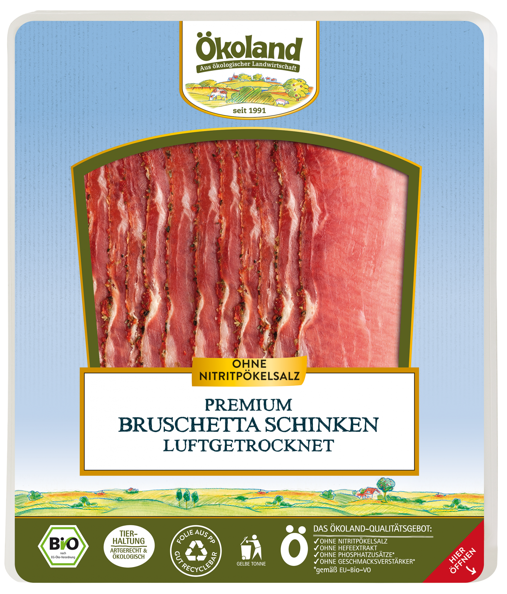 Bio-Premium Bruschetta-Schinken