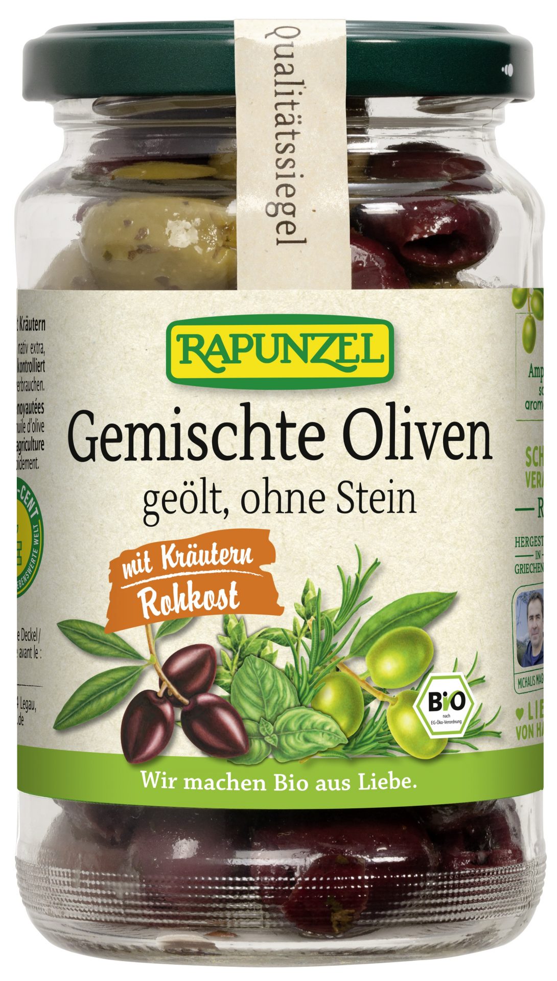 Gemischte Oliven geölt ohne Stein