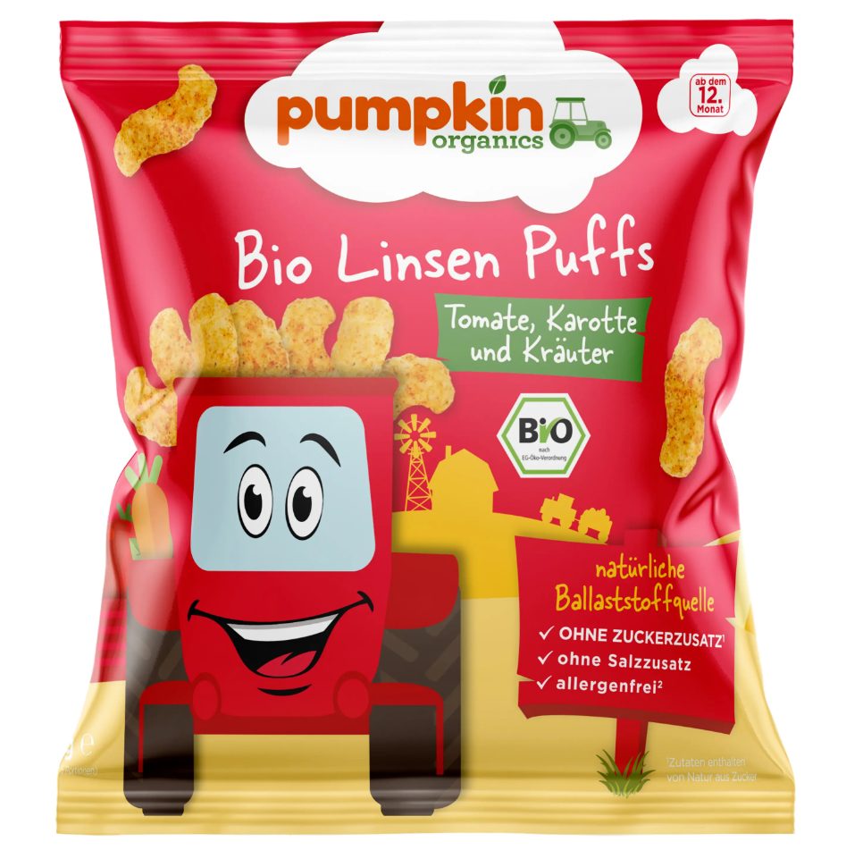 Linsen Puffs Tomate, Karotte & Kräute