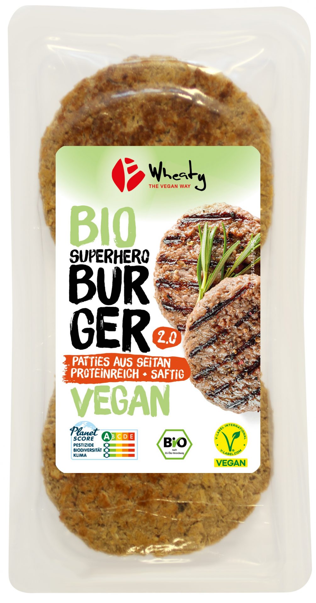 Wheaty Superhero Burger