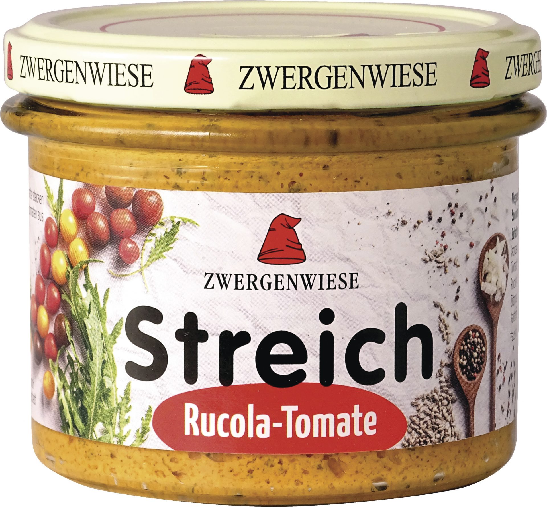 Rucola-Tomate Streich