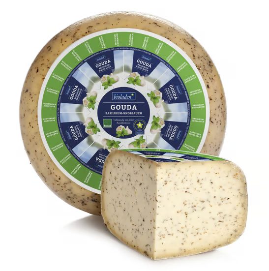 Gouda Basilikum/Knoblauch