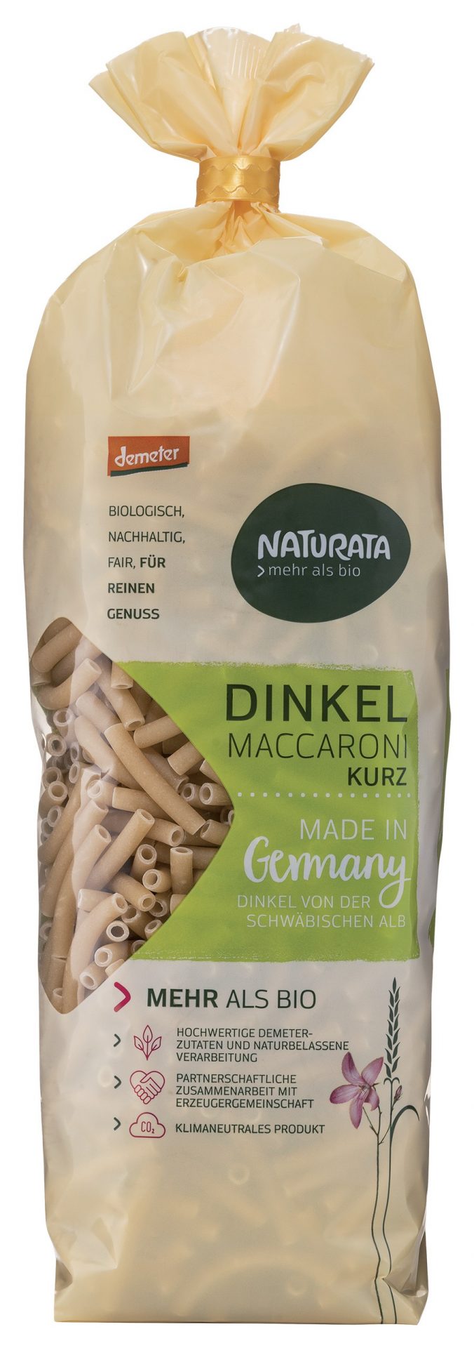 Dinkel-Maccaroni, kurz