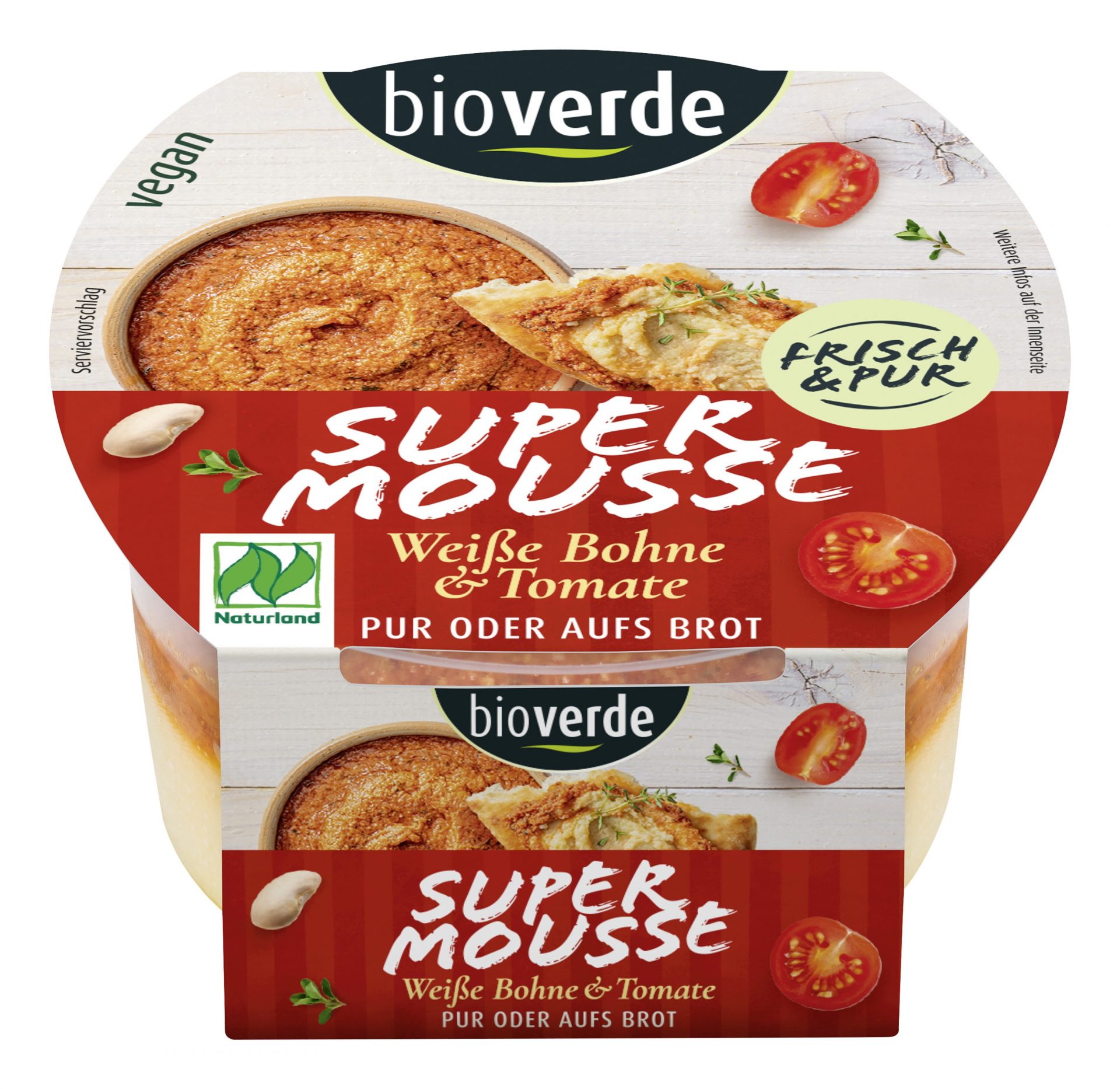 Super Mousse Weiße Bohne & Tomate