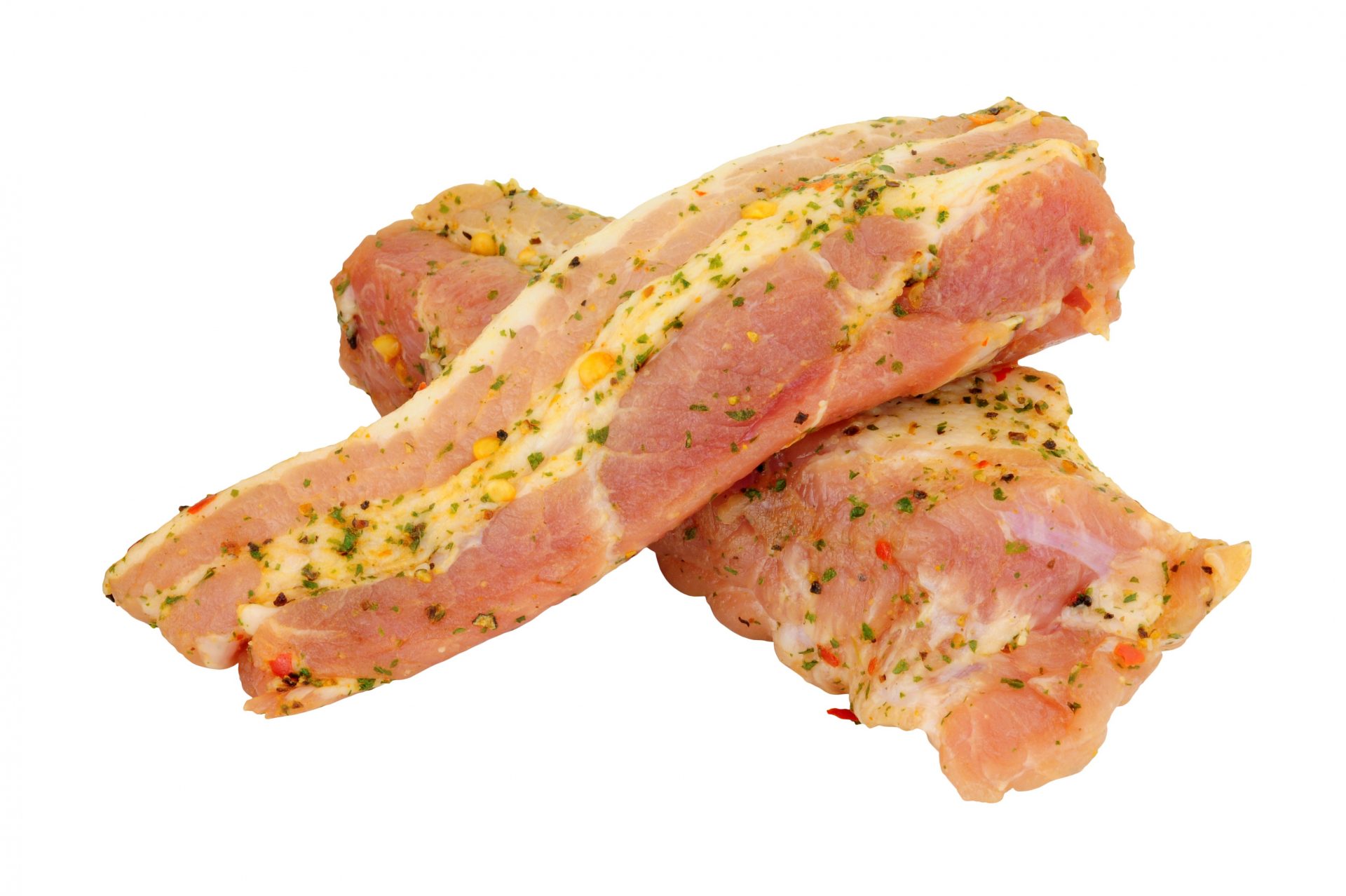 Schweinebauch gewürzt