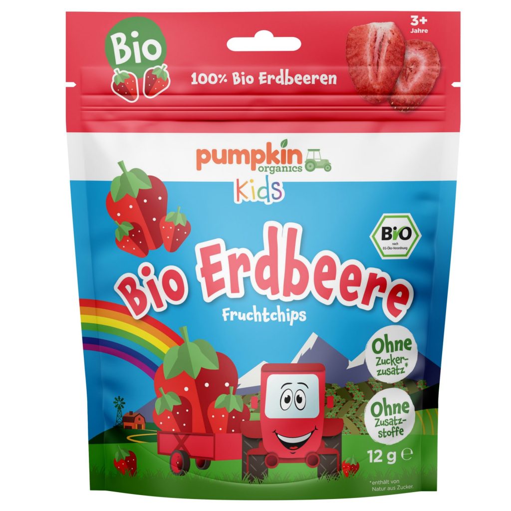 Fruchtchips Erdbeere