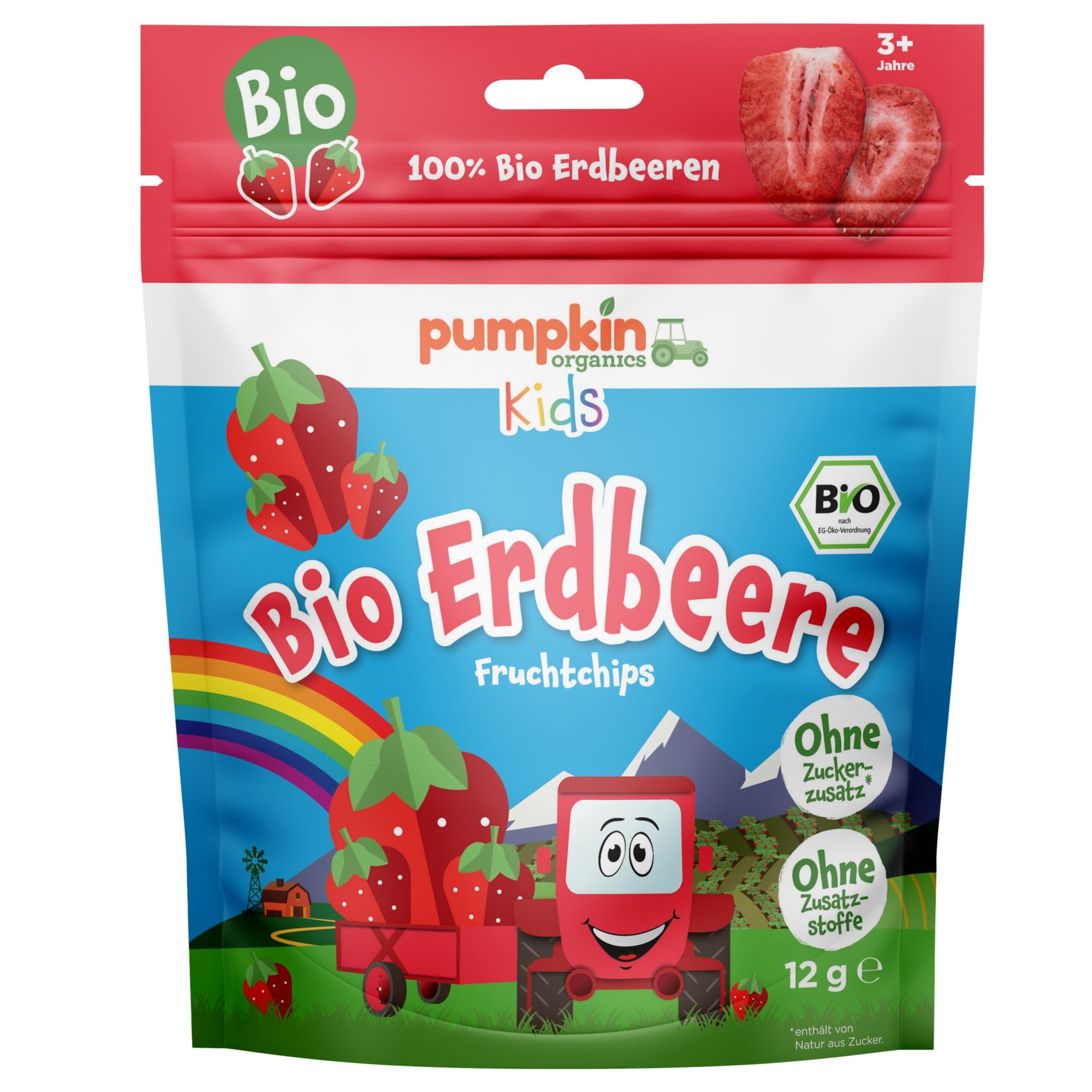 Fruchtchips Erdbeere