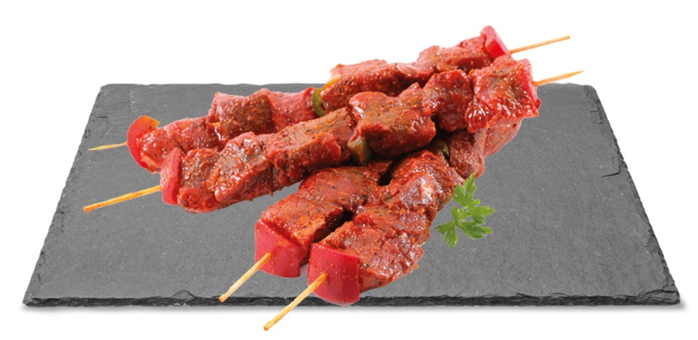 Gyros-Schlemmerspieße aus dem Schweinelachs
