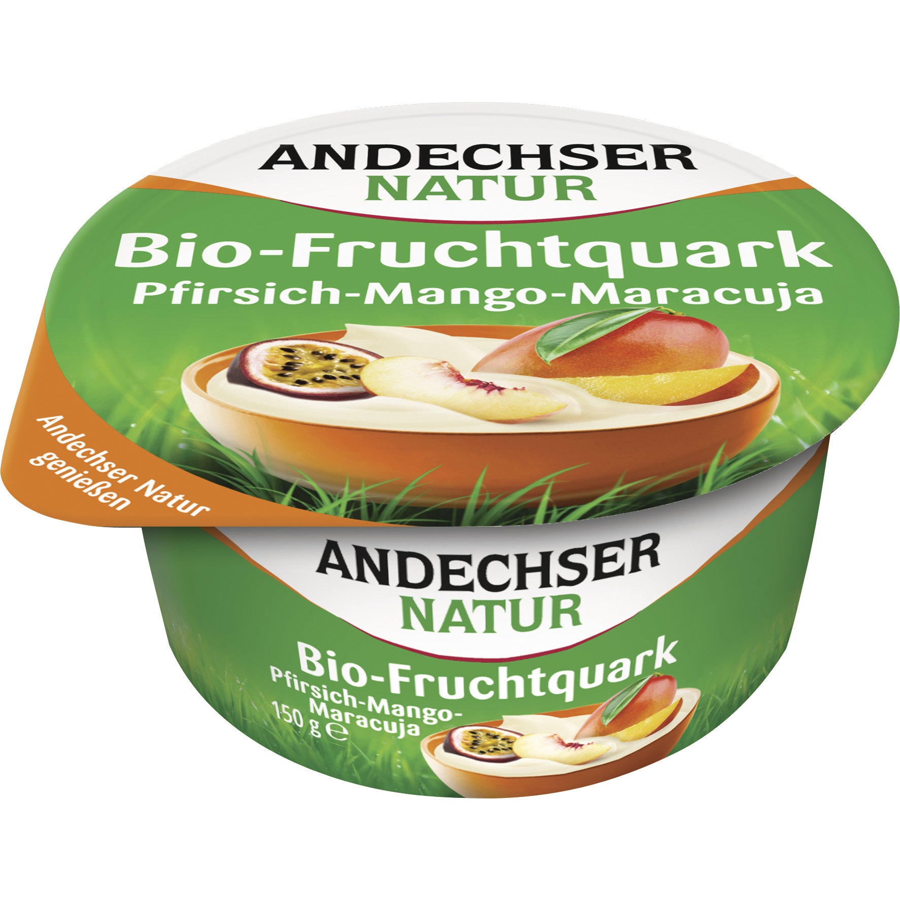 Fruchtquark Pfirsich- Mango-Maracuja