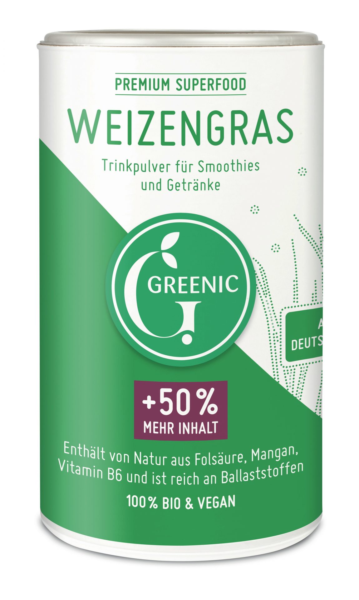 Weizengras-Pulver