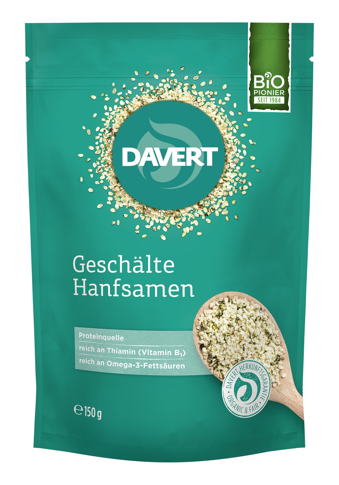 Hanfsamen geschält