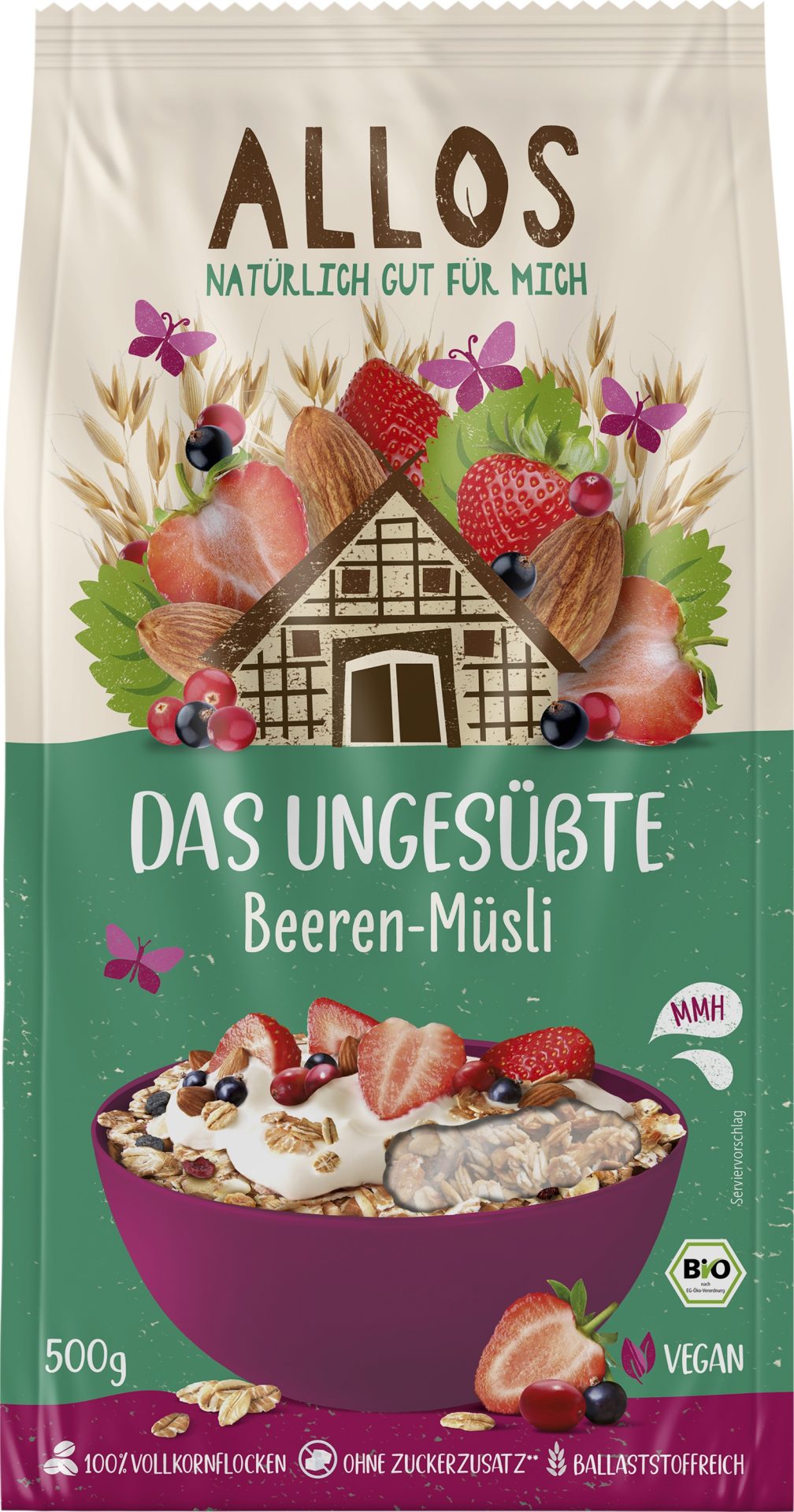 Das Ungesüßte Beeren-Müsli