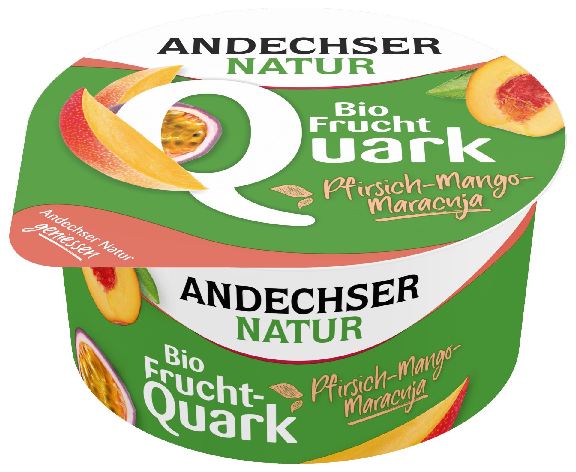 Fruchtquark Pfirsich- Mango-Maracuja