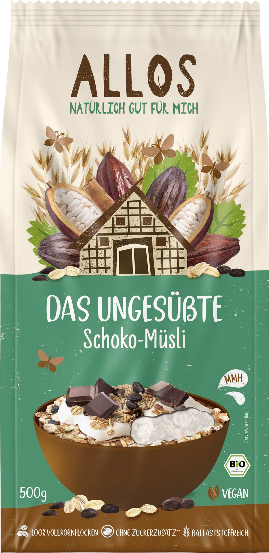 Das ungesüßte Schoko-Müsli