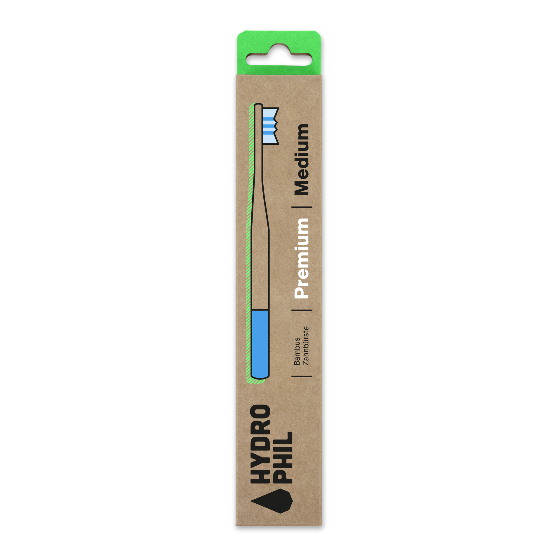 Bambus-Zahnbürste Premium Medium