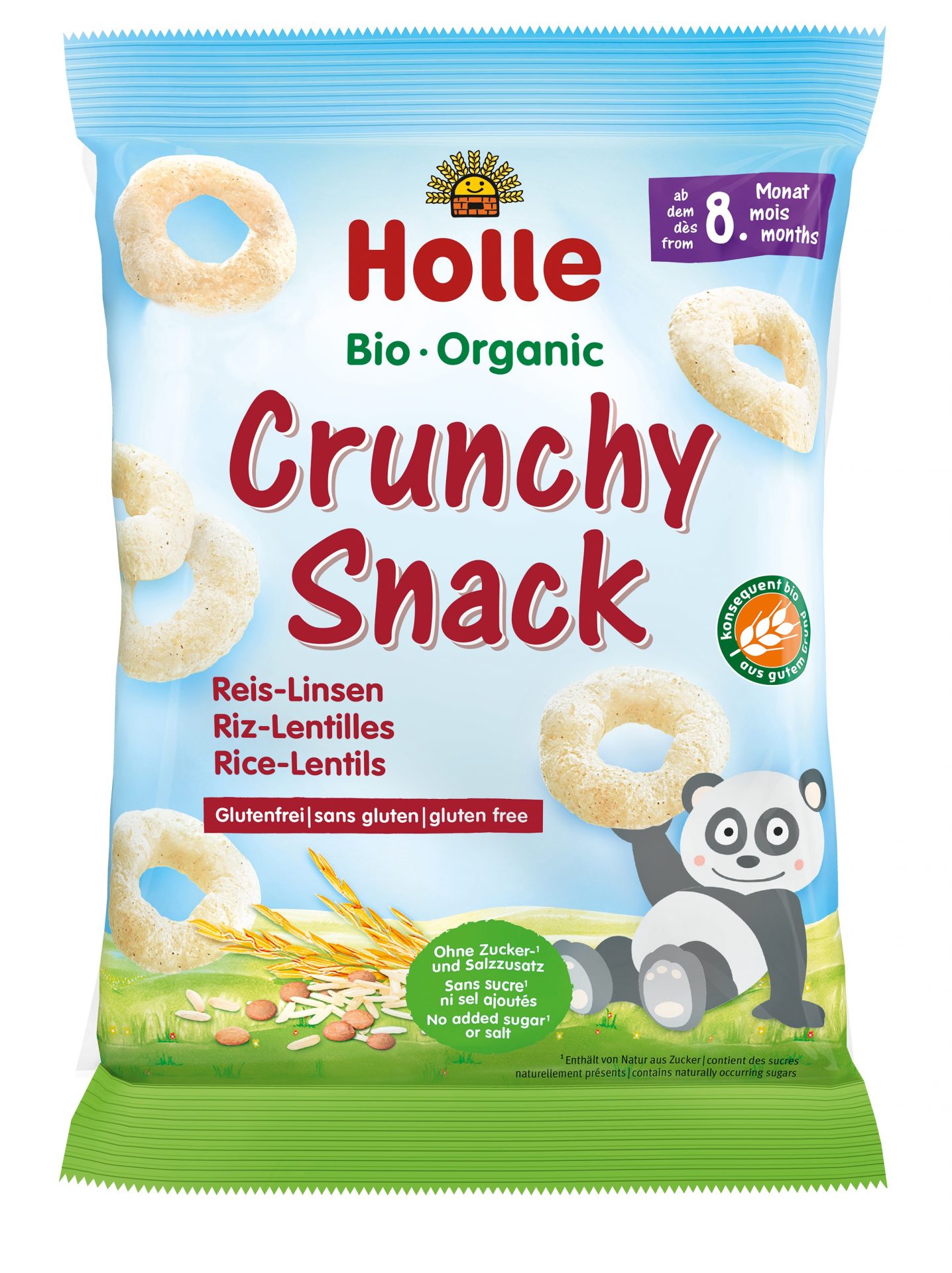 Crunchy Snack Reis-Linsen