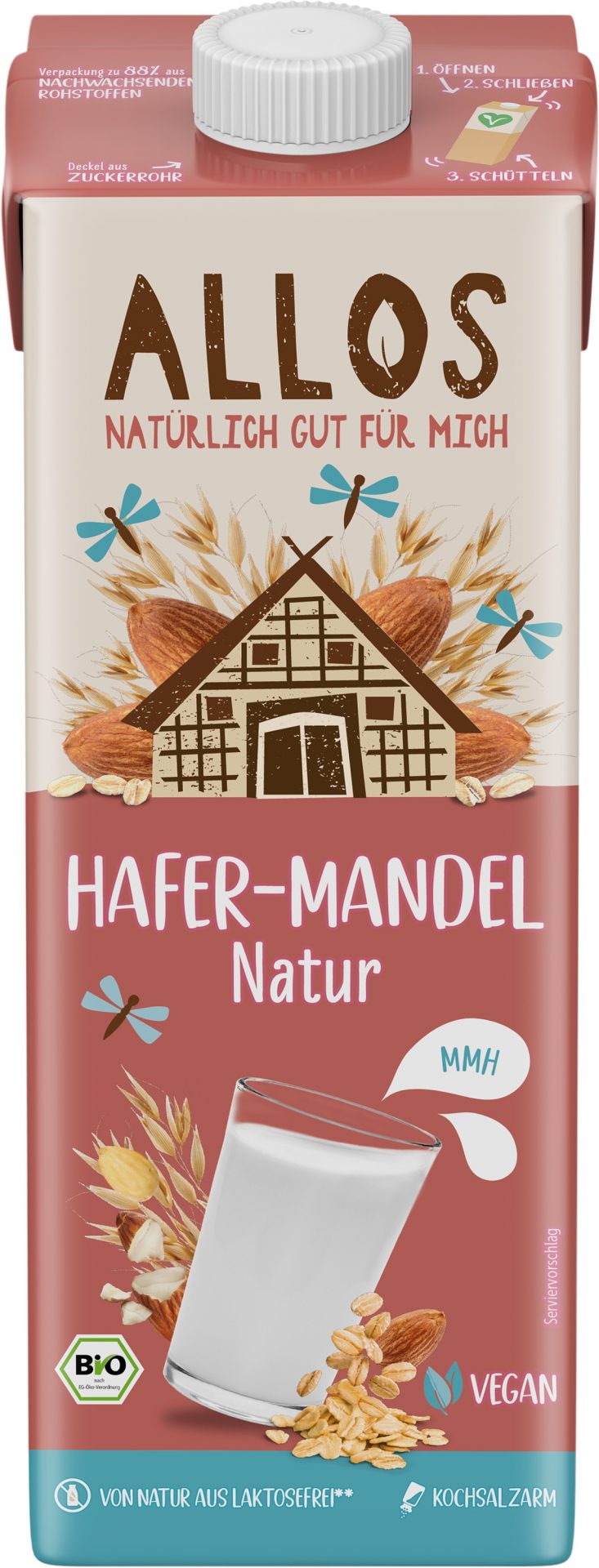 Hafer-Mandel Drink ungesüßt