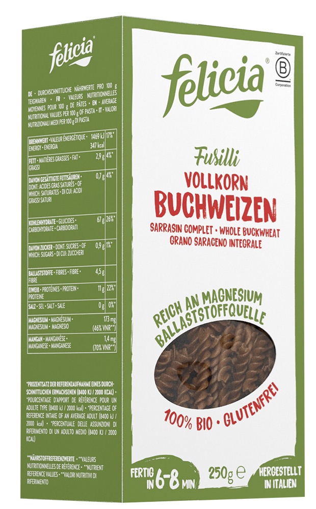 Buchweizen-Fusilli