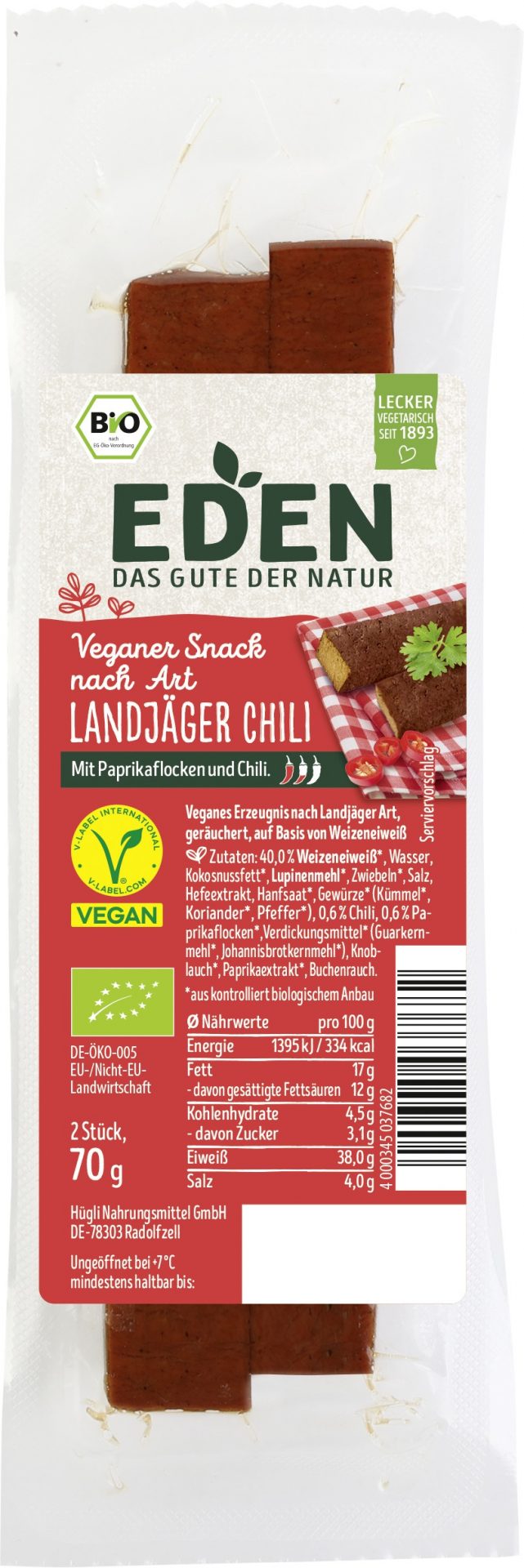 Veg. Landjäger Chili