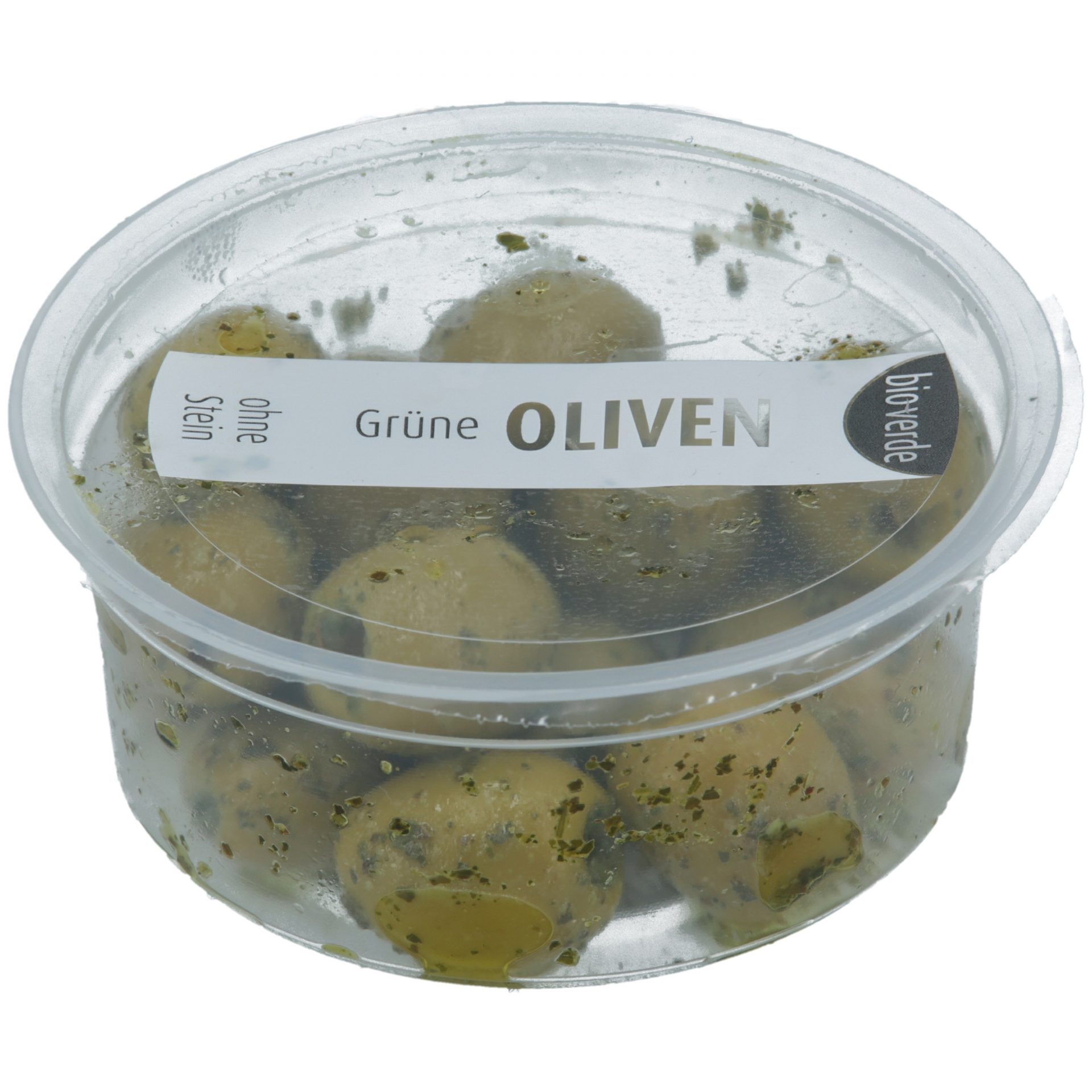 Grüne Oliven ohne Stein, mariniert
