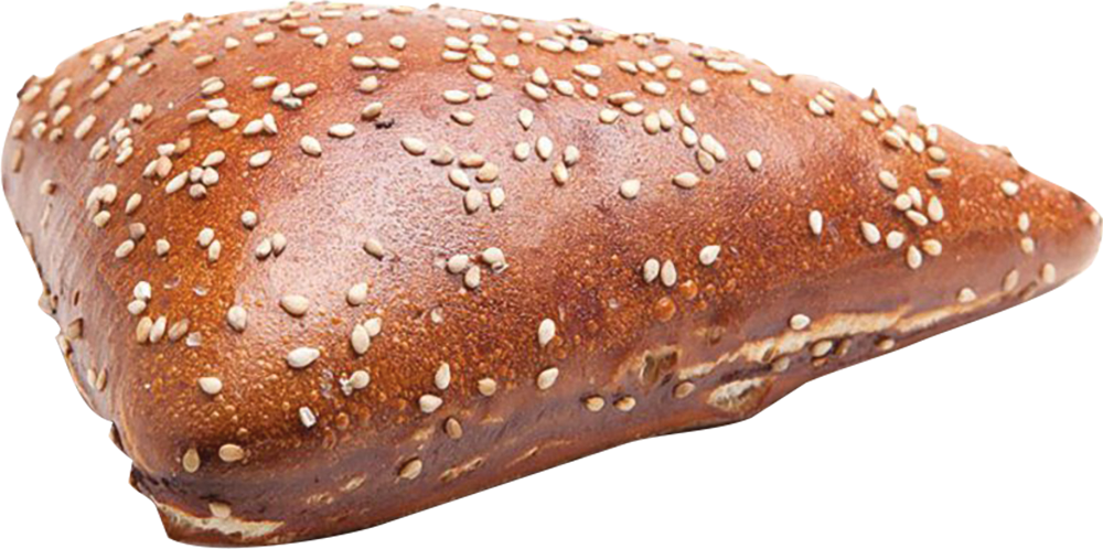 Laugenecke mit Sesam vegan