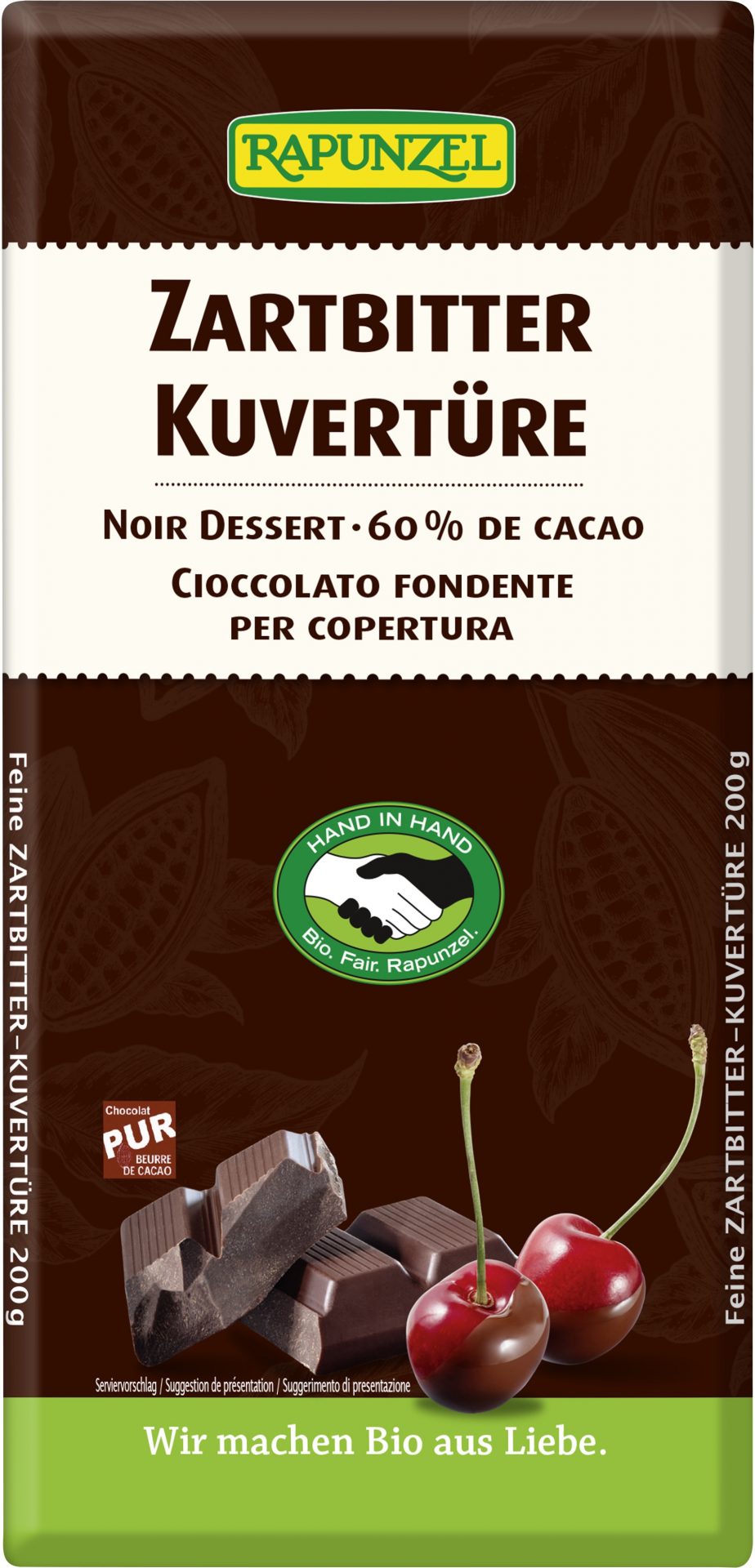 Kuvertüre Zartbitter