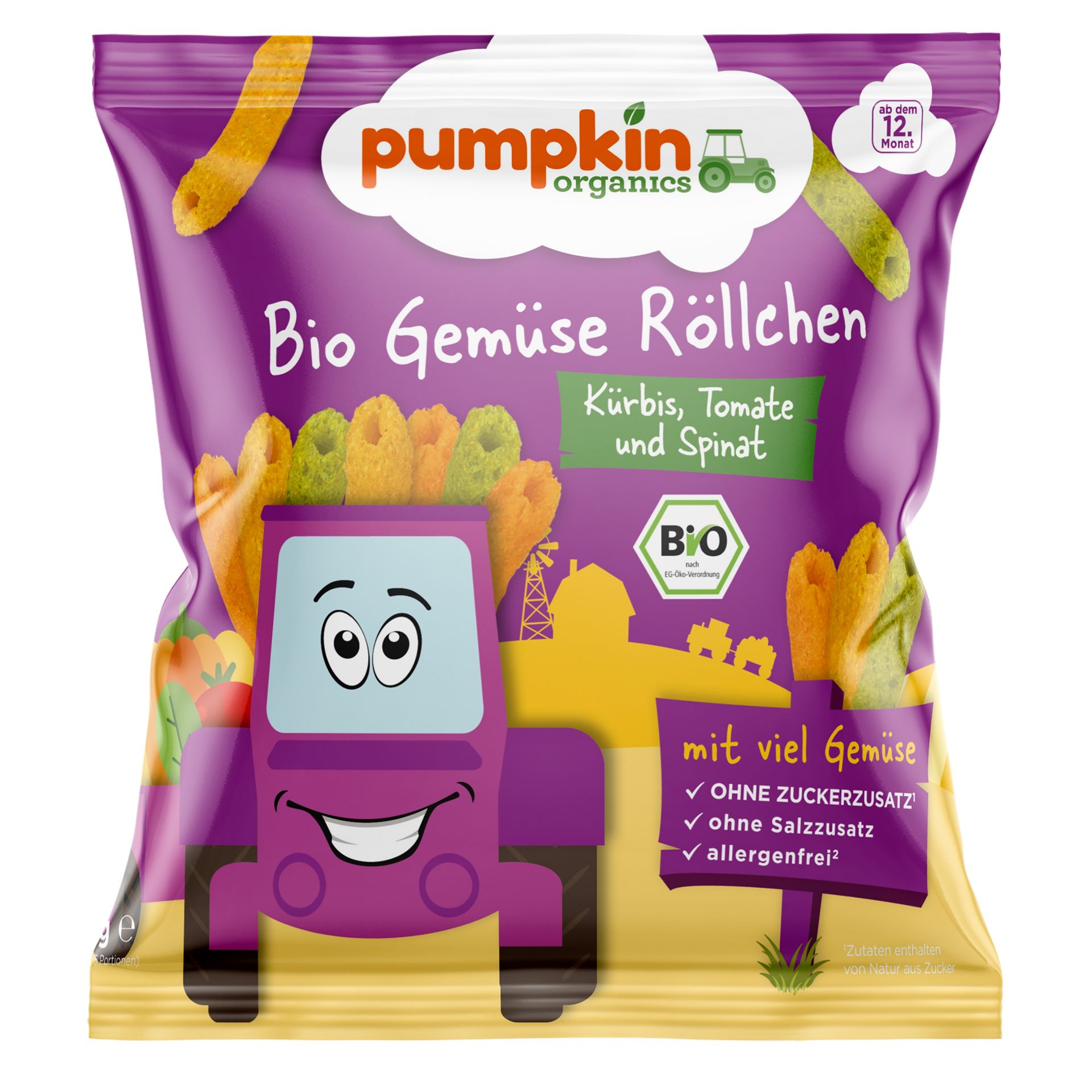 Gemüse Röllchen mit Kürbis