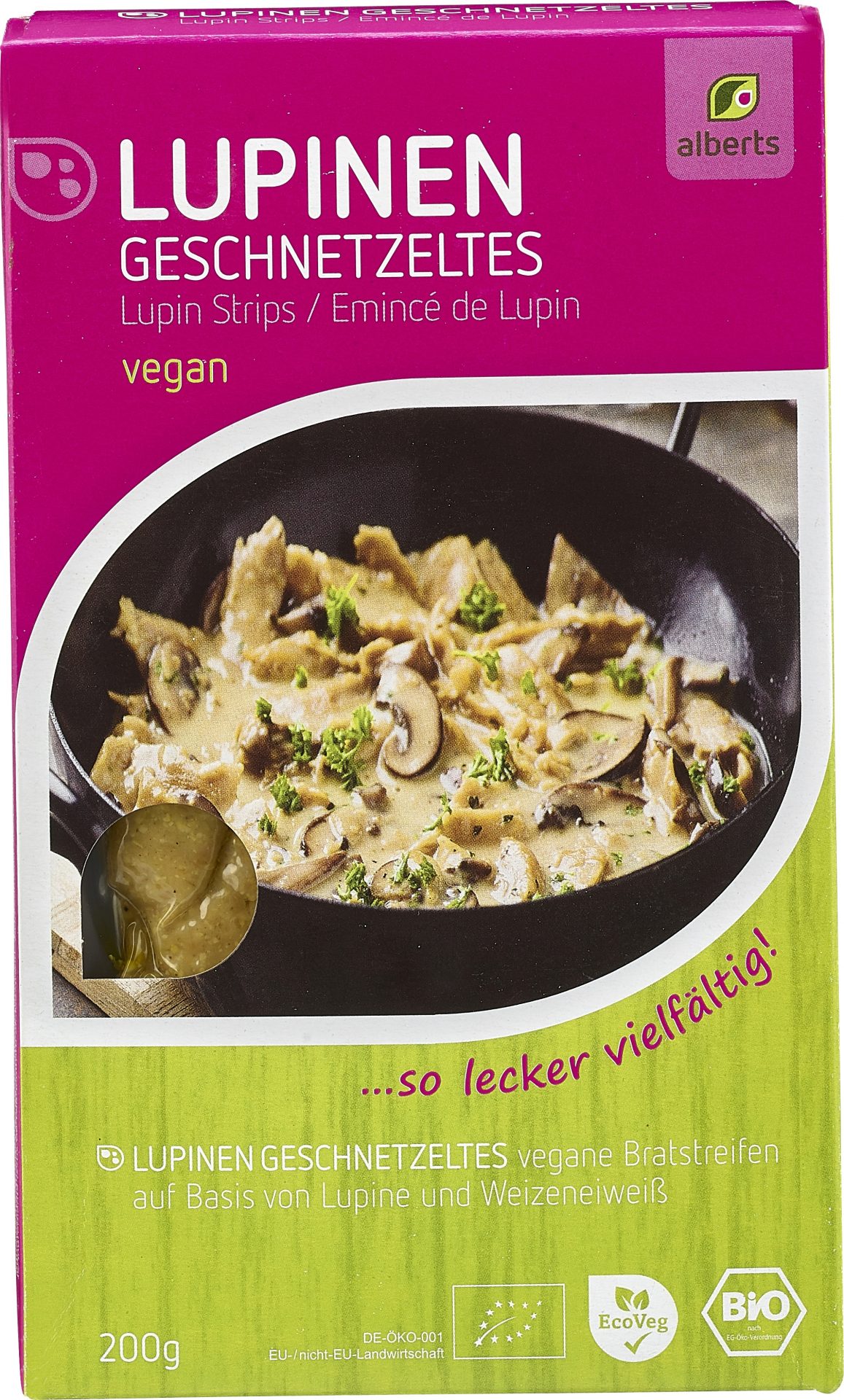 Lupinen-Geschnetzeltes