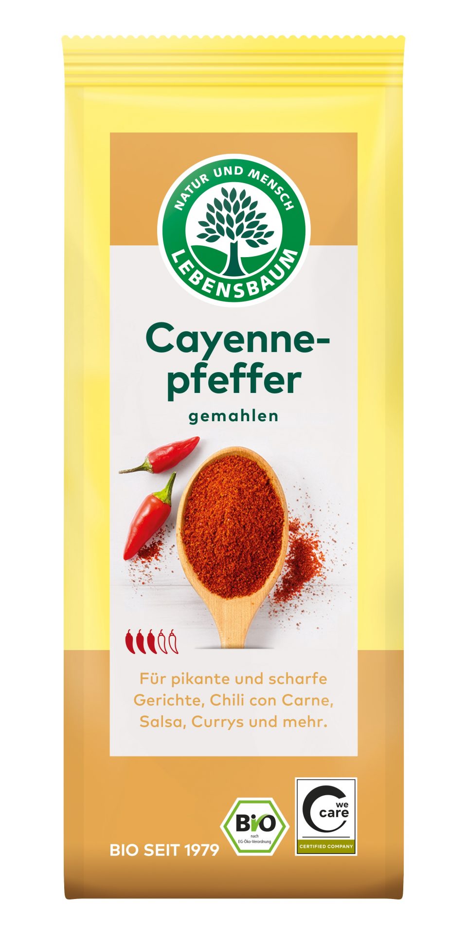 Cayennepfeffer, gemahlen