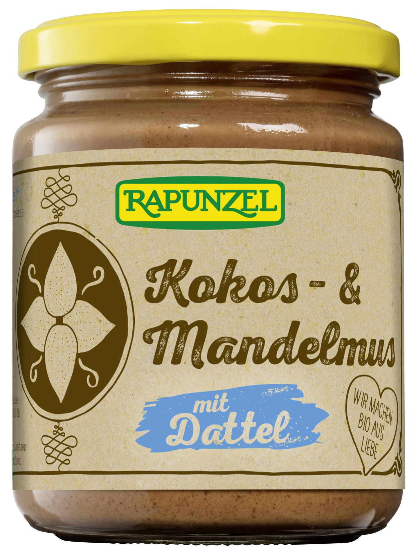 Kokos-Mandelmus mit Dattel