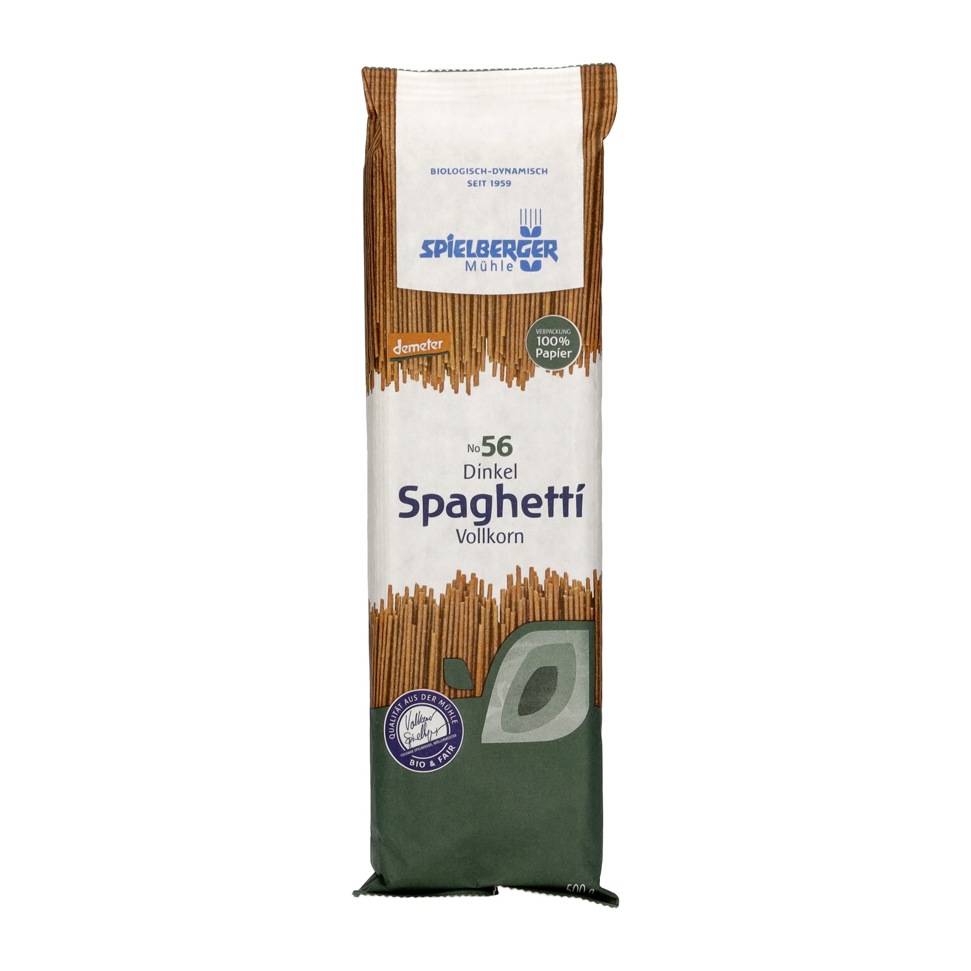 Dinkel Spaghetti, Vollkorn