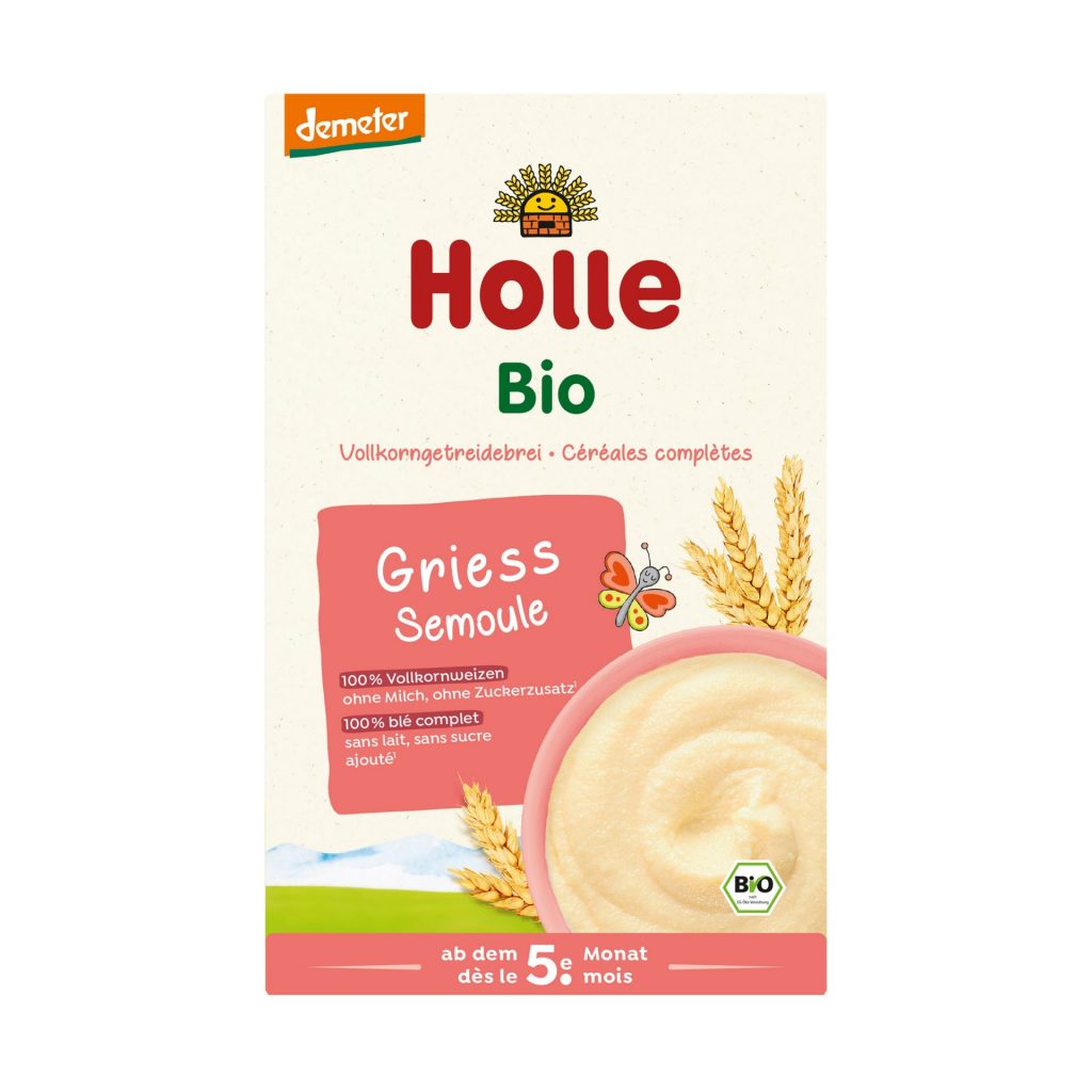 Vollkorngetreidebrei Griess